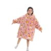 Cozy Sherpa Wearable Blanket Hoodie For Kids (4)