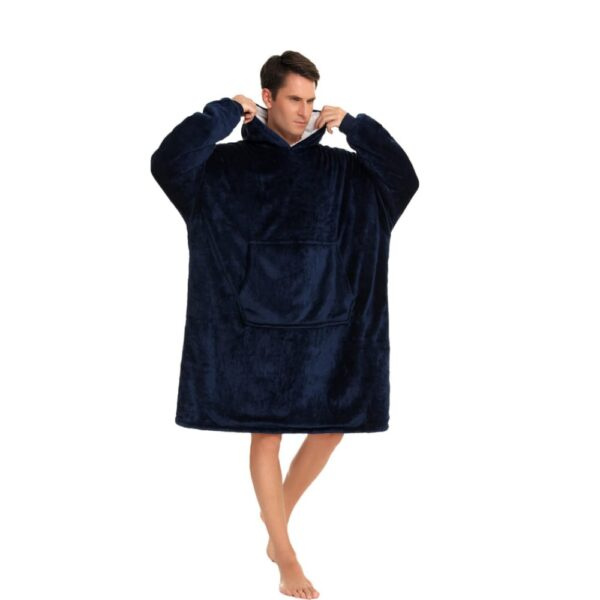 Oversized Hoodie Blanket Sweatshirt For Men (2)