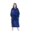 Oversized Sherpa Fleece Sweatshirt Blanket (4)